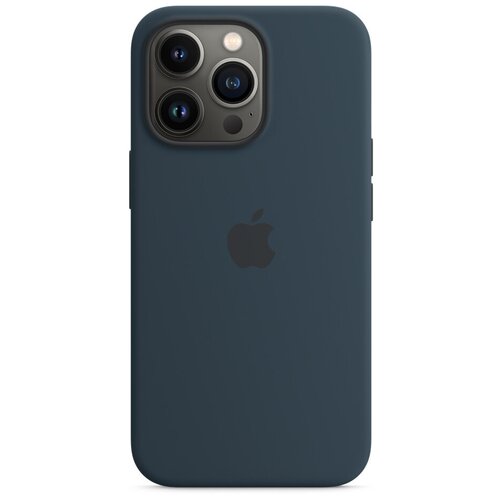 фото Чехол для apple iphone 13 pro max silicone with magsafe abyss blue mm2t3ze/a