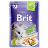 Влажный корм для кошек Brit Premium, беззерновой, с форелью (кусочки в желе) - изображение