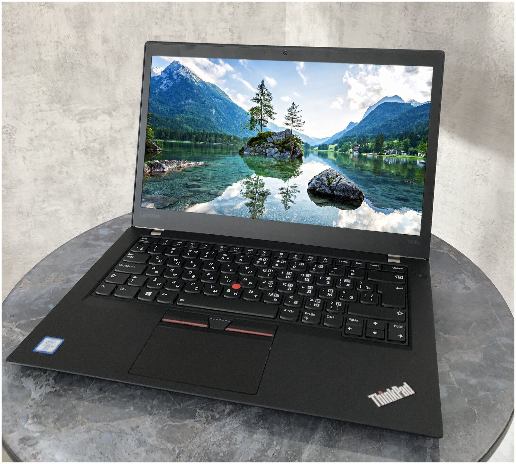 Ноутбук Lenovo ThinkPad T470s, Core i7-7500U, Память 8 ГБ, Диск 240 Гб SSD, Intel HD , Экран 14" IPS (1920*1080)