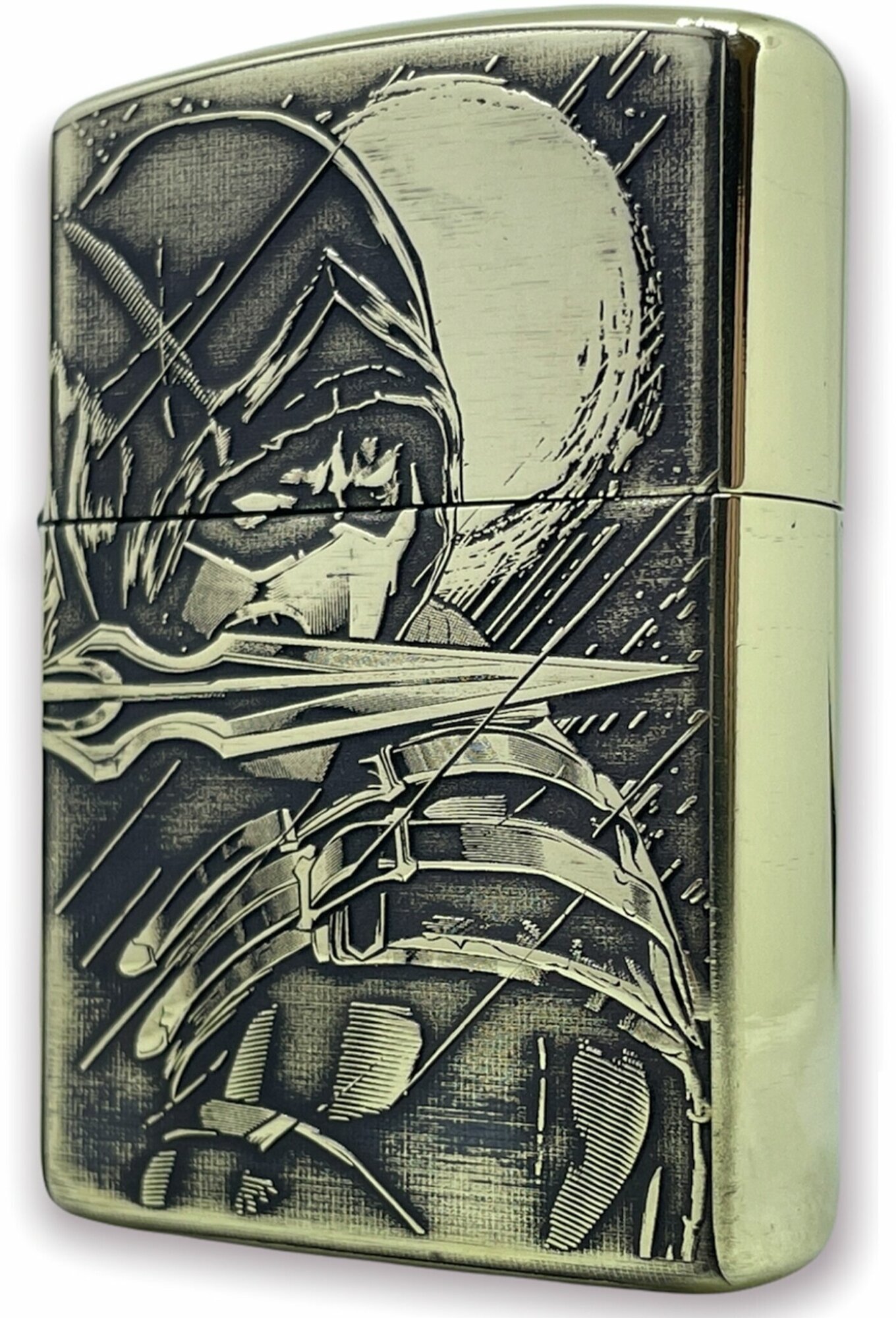 Зажигалка бензиновая Zippo Armor с гравировкой Scorpion