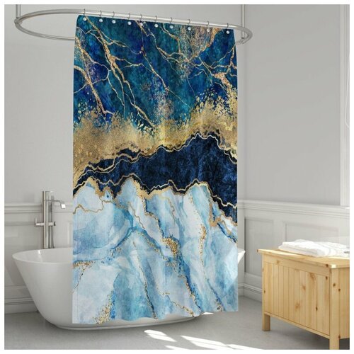 Штора для ванной Carnation Home Fashions Slice 180х200 см