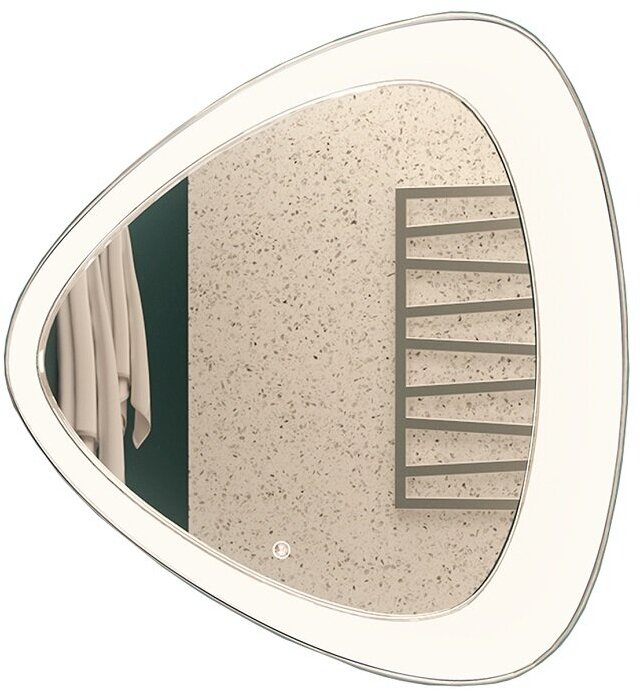 Зеркало MIXLINE "Эдда" D700 сенсорный выключатель, с гравировкой - фотография № 1