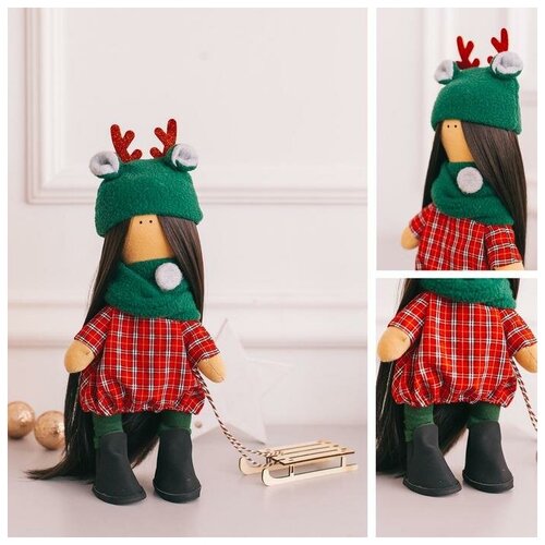 Интерьерная кукла «Шанти» набор для шитья, 15, 6 × 22, 4 × 5, 2 см, MikiMarket  - купить со скидкой