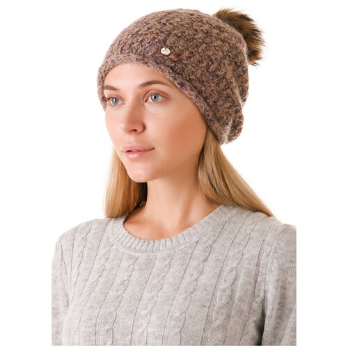 фото Шапка baon шапка из твидовой пряжи с подкладкой и помпоном (арт. baon b348520)