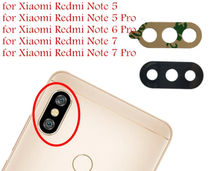 Стекло камеры для Xiaomi Redmi Note 5 Pro Черный