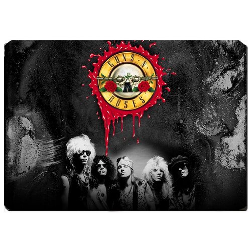 фото Игровой коврик для мыши guns n roses эмблема drabs