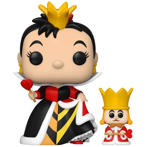 Фигурка Funko POP Disney: Alice In Wonderland 70th Anniversary – Queen Of Hearts With King (9,5 см)