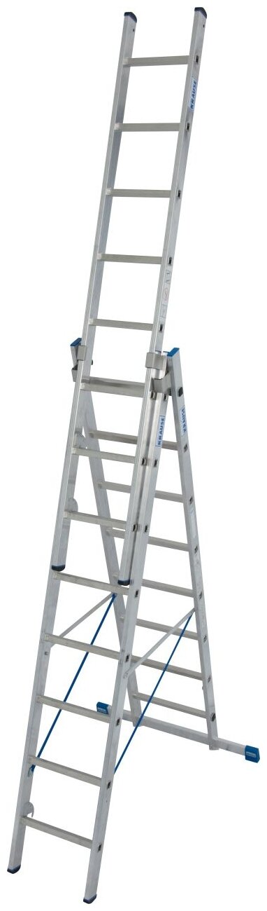 Трехсекционная Лестница Krause Stabilo 3X8 С Дополнительной Функцией 133748
