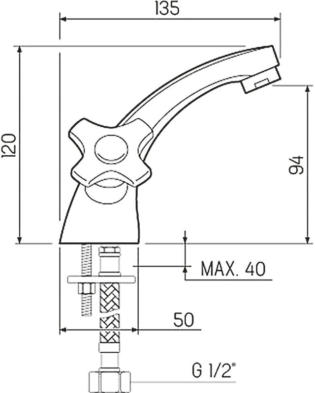 SL115-161 Смеситель для умывальника - фотография № 12