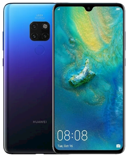 Смартфон HUAWEI Mate 20 4/128 ГБ, Dual nano SIM, сумеречный