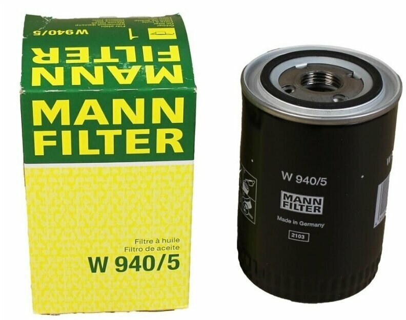 Масляный фильтр MANN-FILTER W 940/5