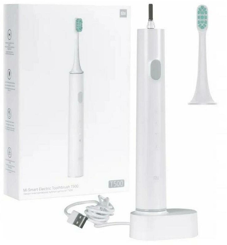 Электрическая зубная щетка Xiaomi Mi Smart Electric Toothbrush T500 (NUN4087GL) - фотография № 5