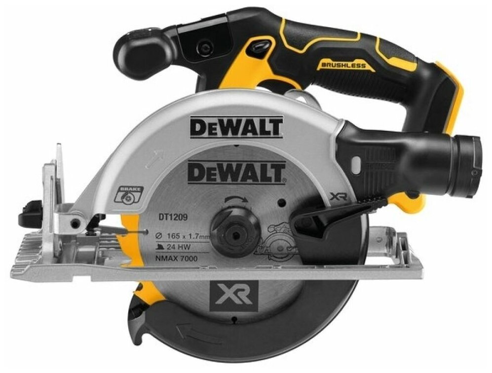 Дисковая аккумуляторная пила, DEWALT DCS565N, 18В, 5150 об/мин