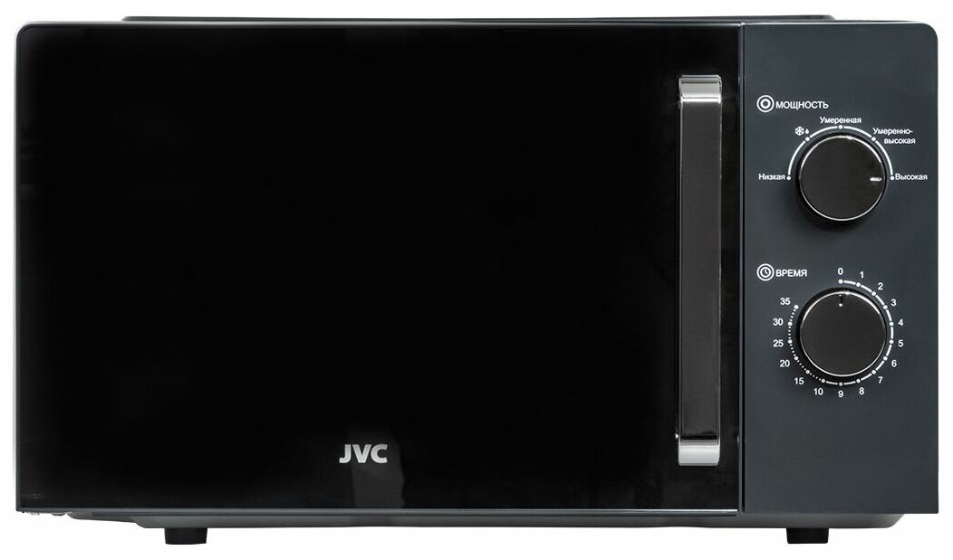 Микроволновая печь JVC 20 л с таймером на 35 минут, 5 уровней мощности, авторазмораживание, 700 Вт - фотография № 6