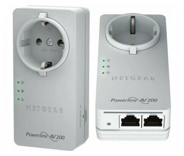 Комплект PLC адаптеров NetGear Powerline AV+ 200 Nano Set