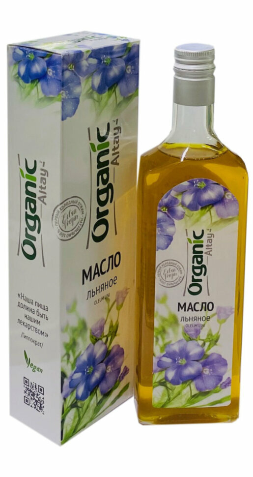 Масло Льняное "Organic", 500 мл, Специалист ООО