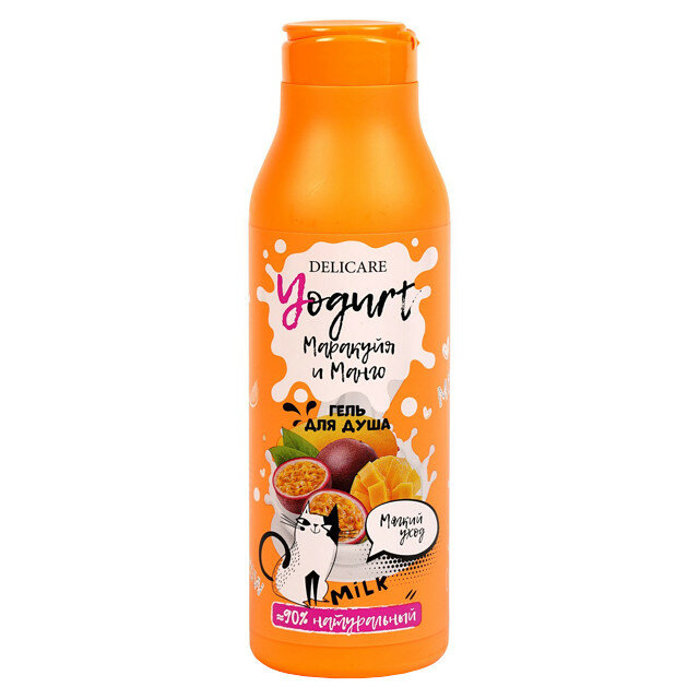 Гель для душа DELICARE Yogurt Маракуйя и Манго 400мл