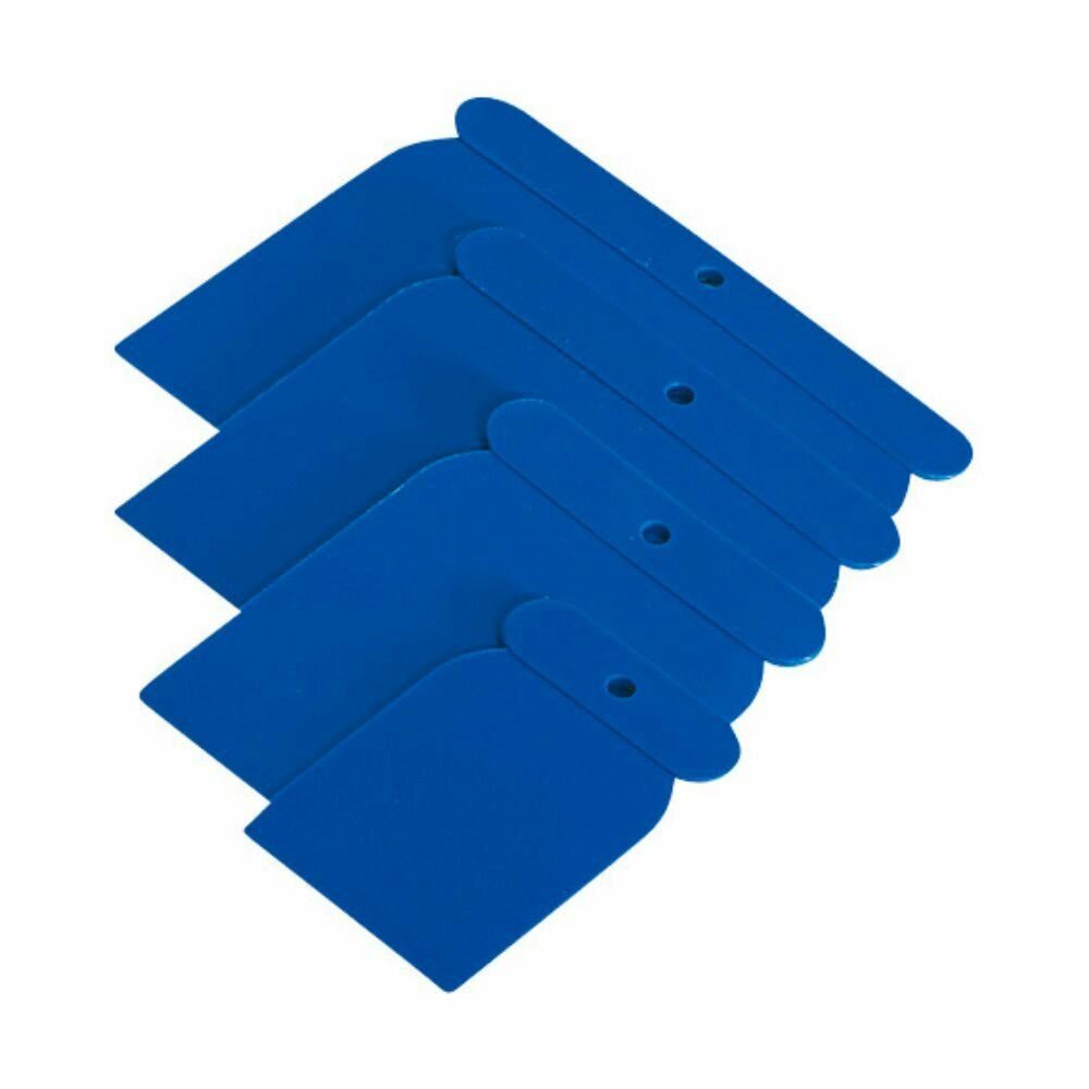 Набор японских пластиковых шпателей Kunststoff-Japanspachtel-Satz 50/80/100/120 мм. шт.