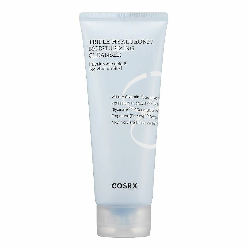 COSRX Пенка для умывания с гиалуроновой кислотой Triple Hyaluronic Moisturizing Cleanser