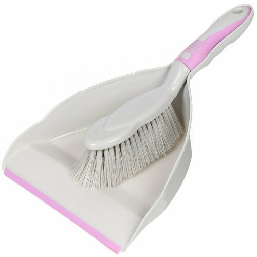 Набор для уборки совок для мусора щетка фиолетовый Марья Искусница HD5005-tif-Purple 2562 555₽