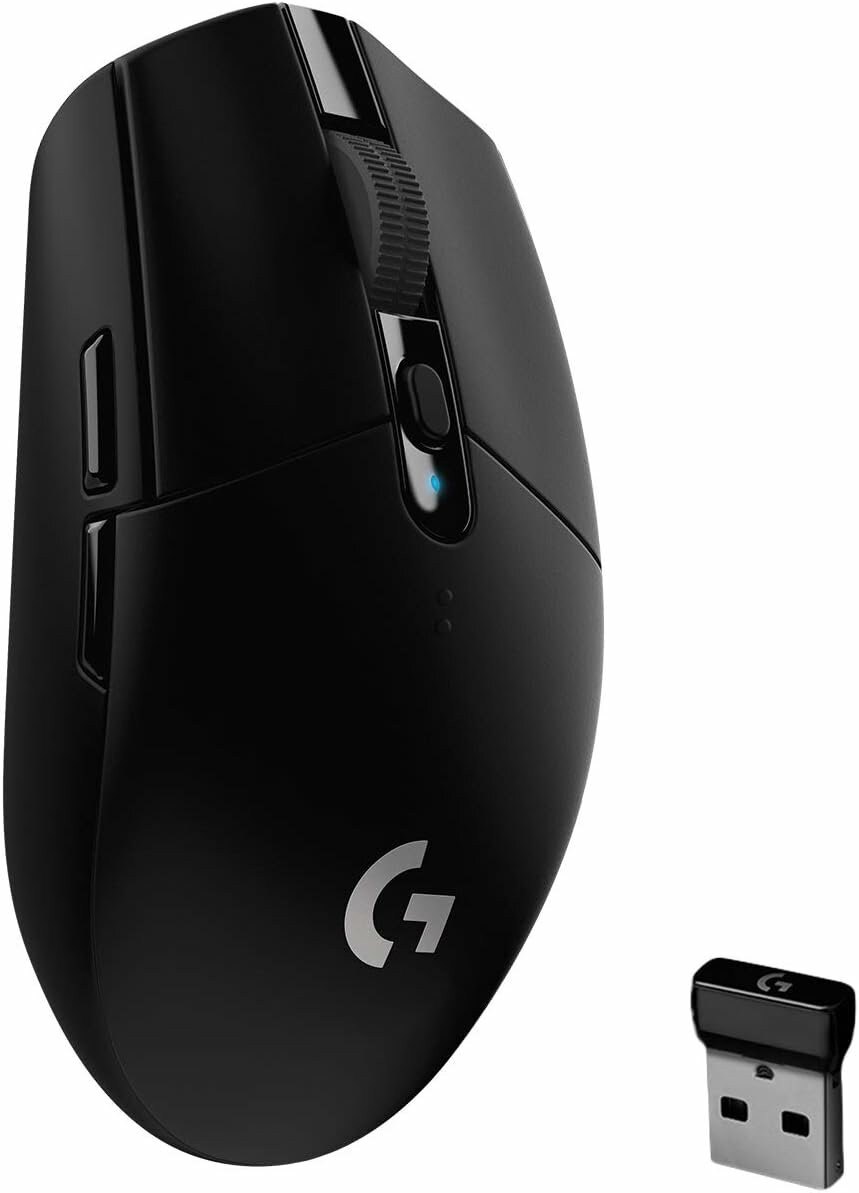 Беспроводная игровая мышь Logitech G G304 Lightspeed, черный