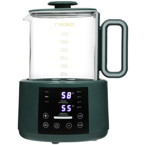 фото Электрочайник Reoka RKEK-04TSG зеленый