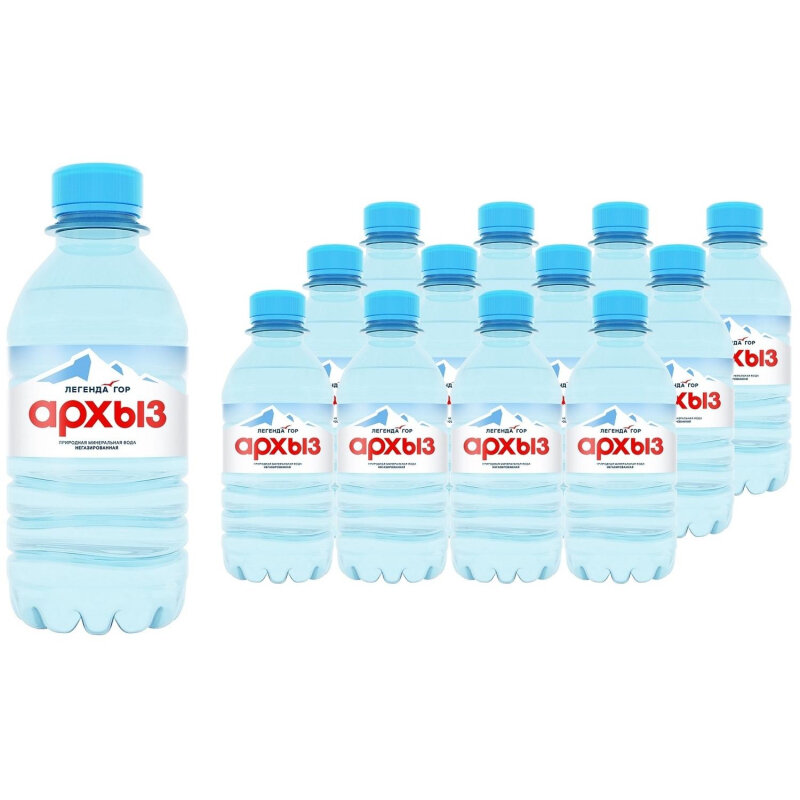 Вода минеральная Легенда Гор Архыз прир. стол. питьевая не газ,0,25л, 12шт/уп