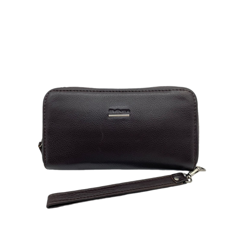 Сумка клатч Eminsa, фактура гладкая, коричневый