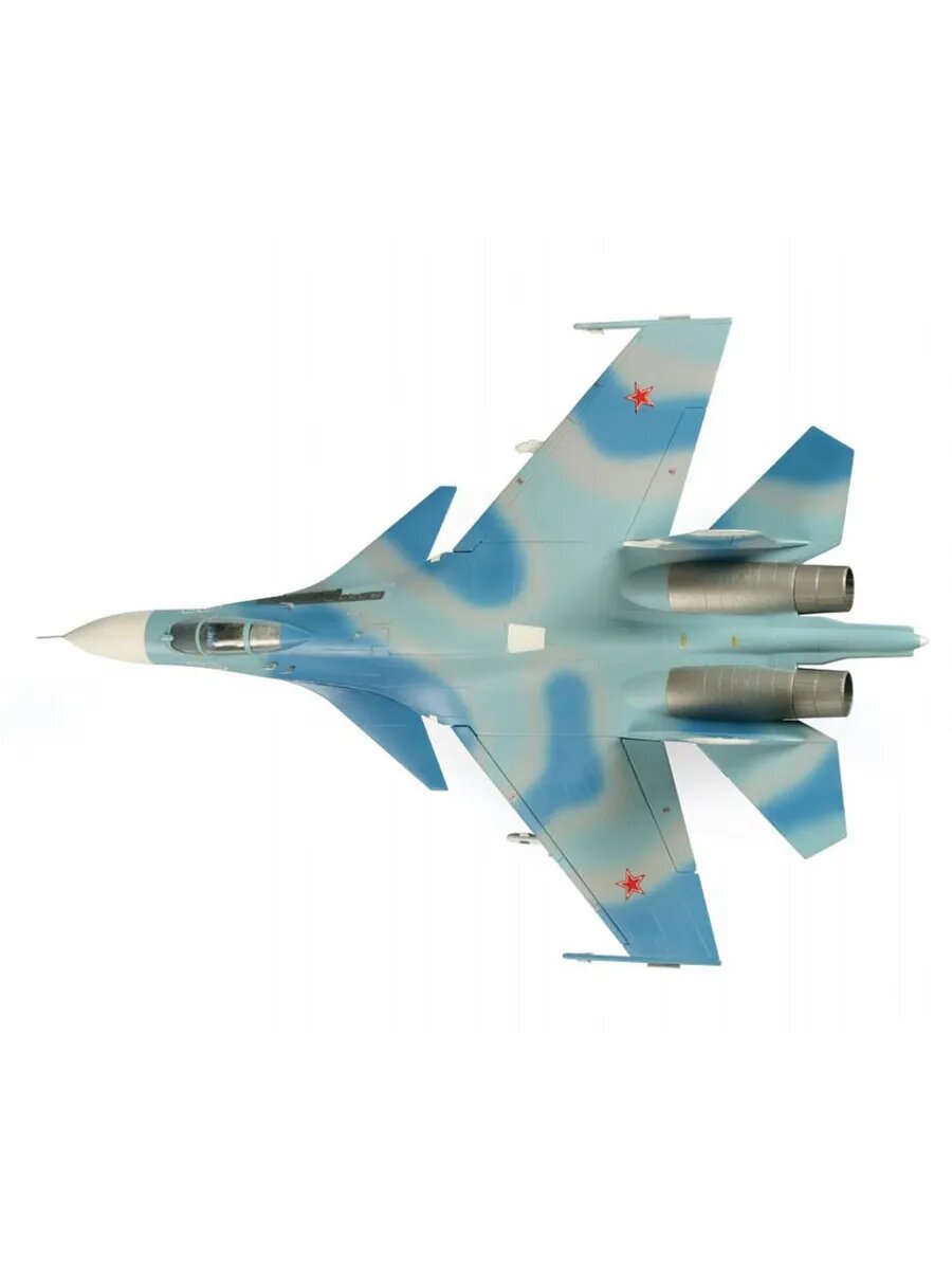Самолет "Су-27" Подарочный набор ZVEZDA 103 детали, масштаб 1:72 — фото 1