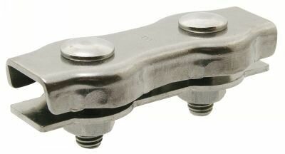 Зажим канатный пластинчатый 3 мм DUPLEX нержавейка А4