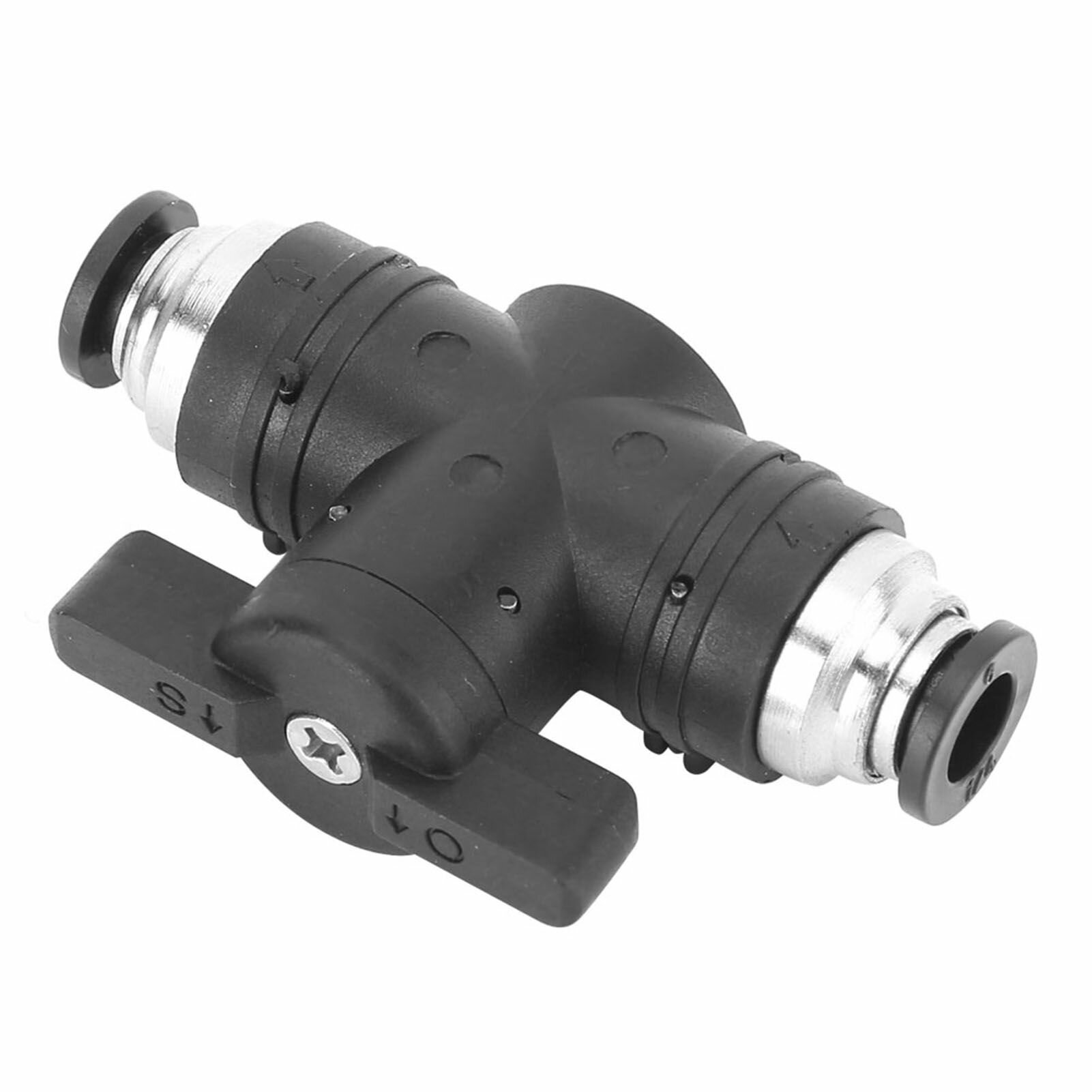Пневмоинструменты Специализированные Черный пневматический разъем, ручной регулирующий клапан, двухсторонний инструмент для быстрого подключения (BUC-06)