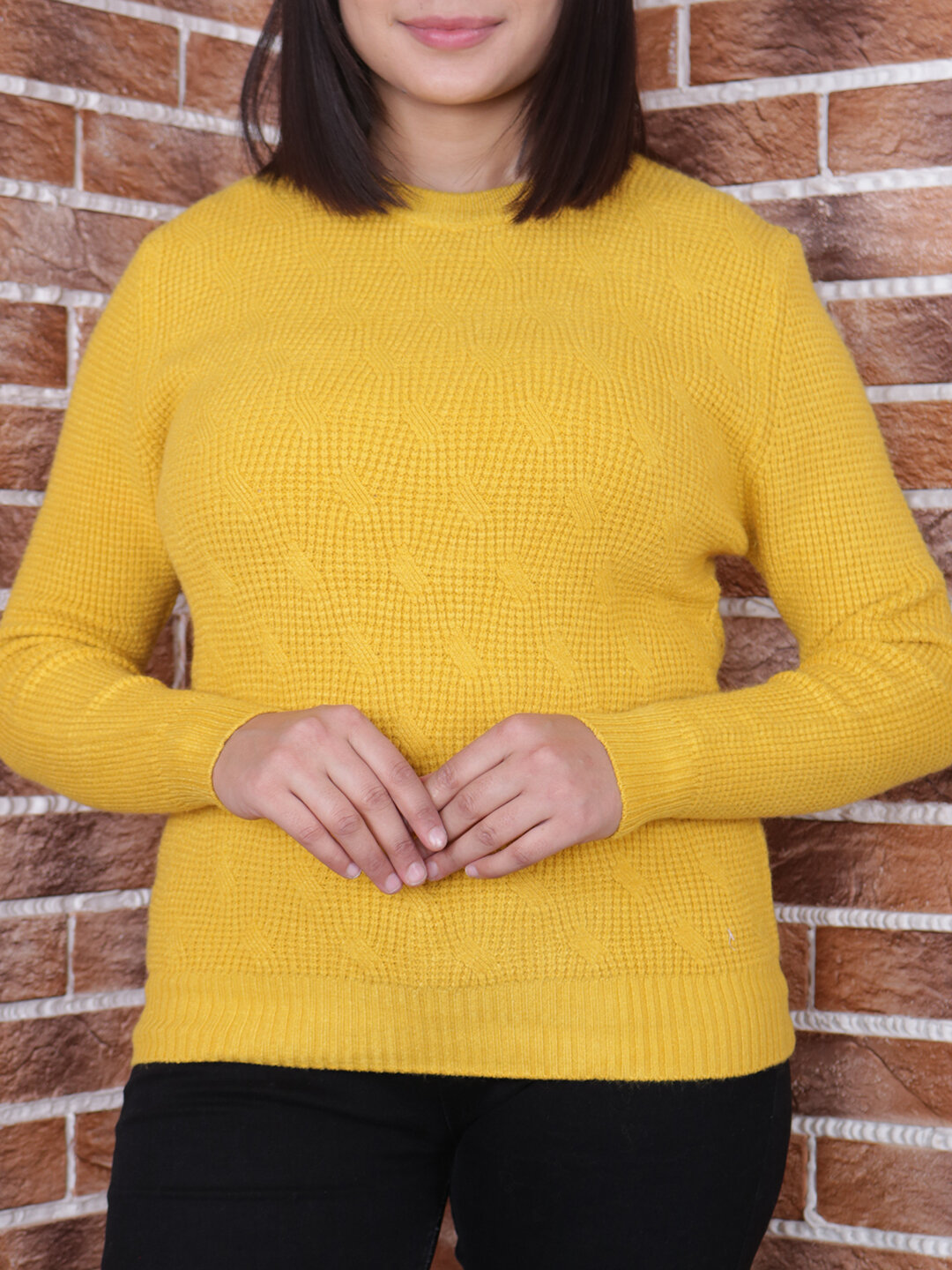 Свитер размер One Size, , Желтый — фото 1