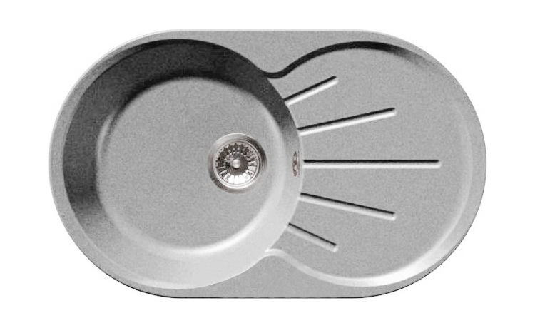 Кухонная мойка GranFest Rondo GF-R750L серый