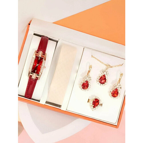 Комплект бижутерии TIME LIDER красный 1850₽