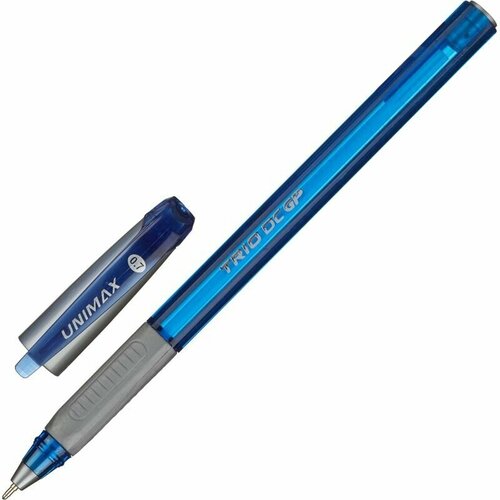 Ручка шариковая неавтоматическая Unimax Trio DC GP tinted 0,7мм, син, мас, тр, 50 шт.