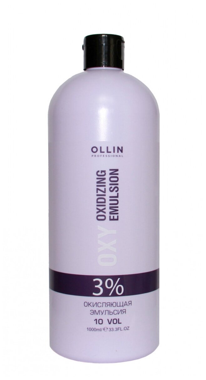 OLLIN Professional Окисляющая эмульсия Performance Oxy, 3%, 1000 мл