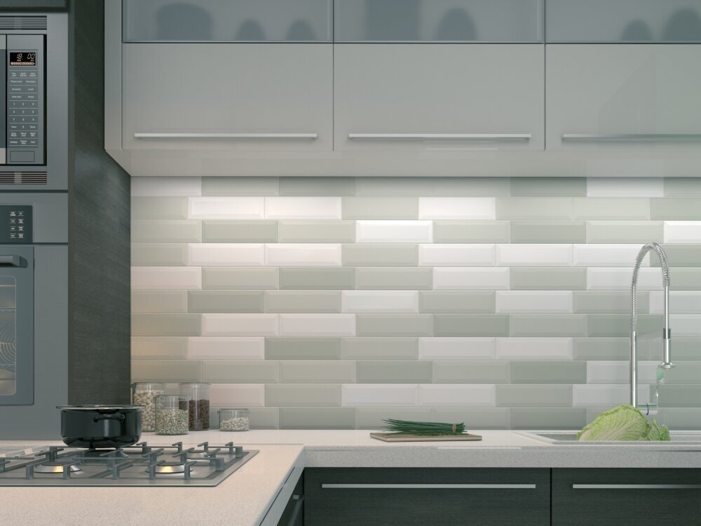 плитка настенная 28,5х8,5 ГАММА, кофе с молоком Kerama Marazzi - фото №4