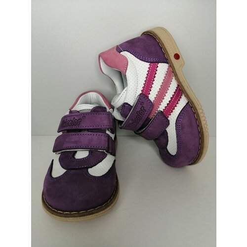 Кроссовки Mini-Shoes, летние, натуральная кожа, размер 21, фиолетовый