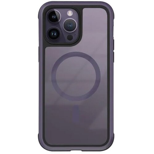 Накладка задняя K-Doo для APPLE iPhone 14 Pro, Mag Ares, поддержка Magsafe, цвет: фиолетовый, тёмный