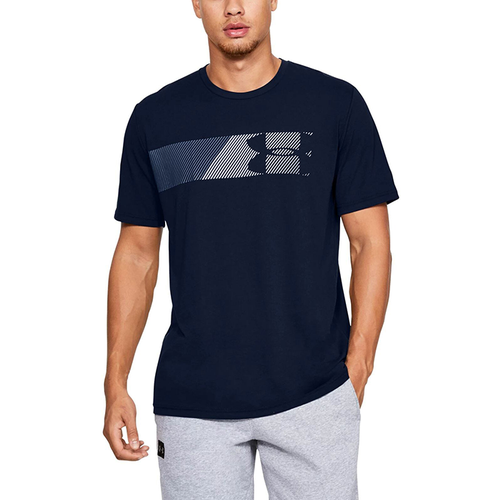 Футболка Under Armour, размер M, синий футболка under armour sportstyle left chest logo ss lg