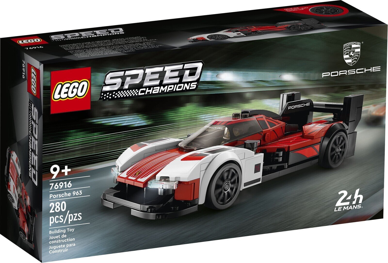 Конструктор LEGO Speed Champions 76916 Porsche 963, 280 дет.