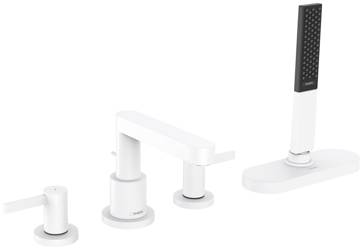 Смеситель Hansgrohe Finoris 76444700 матовый белый