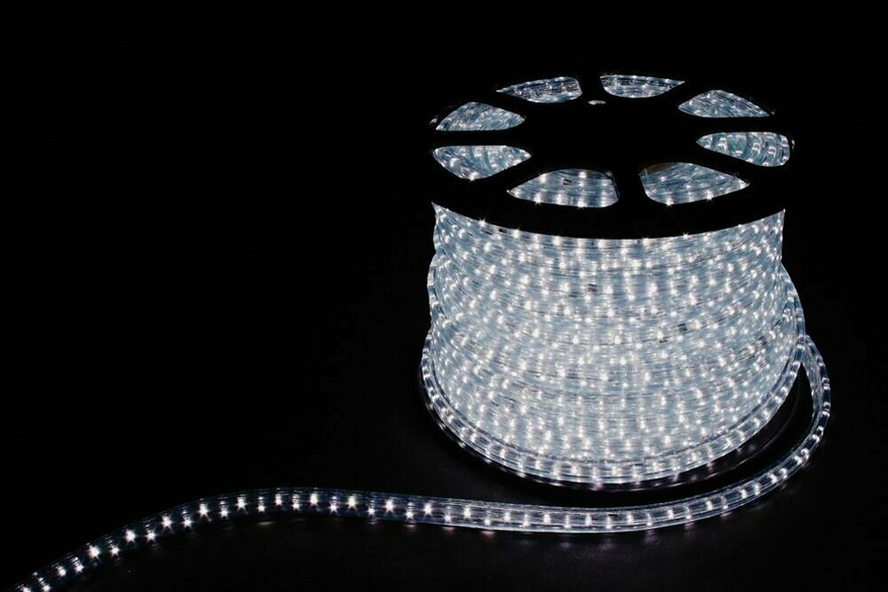 Дюралайт светодиодный Feron LED-R2W 2-х жильный , белый 7000K 1,44Вт/м 36LED/м 100м 220V FERON 26064 (2 м.) - фотография № 2