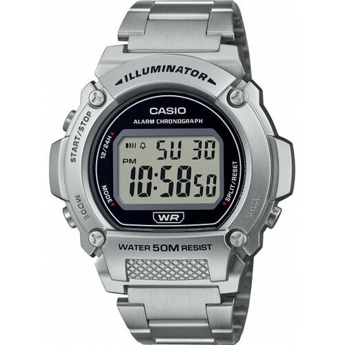 Наручные часы CASIO Collection, черный, серебряный