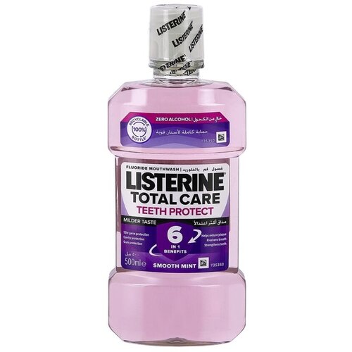 ополаскиватель для рта coolmint enjuague bucal listerine 1000 Listerine Total Care 10 в 1 жидкость для полоскания рта 500 мл (Из Финляндии)