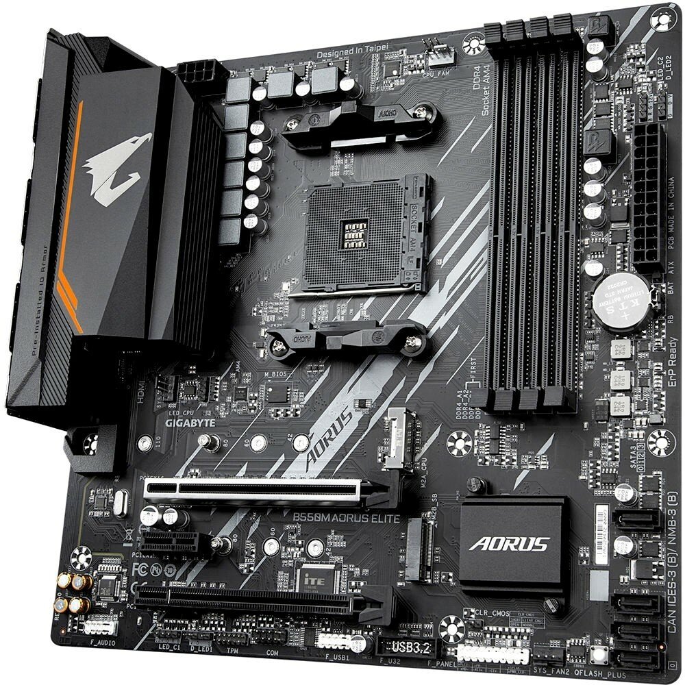 Материнская плата Gigabyte B550M AORUS ELITE