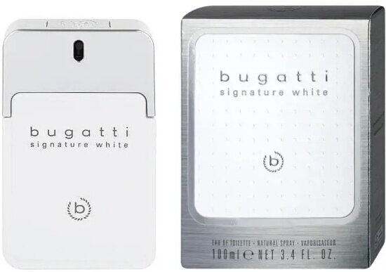 Мужская туалетная вода Bugatti! BUGATTI Signature white, 100 мл