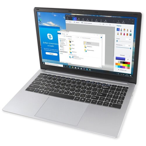 Ноутбук Azerty AZ-1504 15.6' (Intel J3455 1.5GHz, 8Gb, 512Gb SSD) платформа intel l10 boxnuc6caysaj intel celeron j3455 ssd 32 гб intel hd graphics 500 windows 10 home boxnuc6caysaj