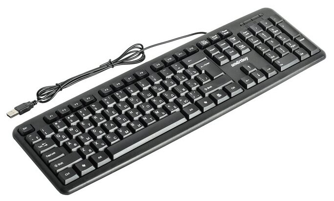 Клавиатура Smartbuy ONE 112 проводная мембранная 104 клавиши USB чёрная