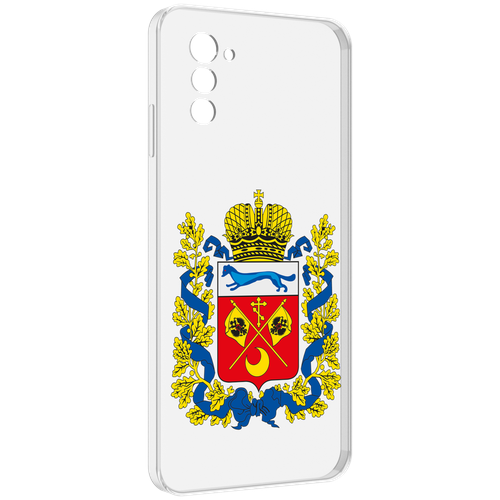 Чехол MyPads герб-оренбургская-область для UleFone Note 12 / Note 12P задняя-панель-накладка-бампер